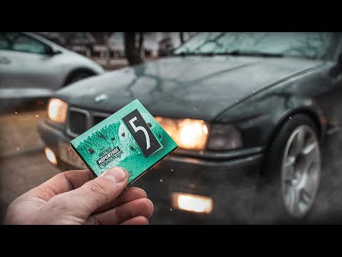 Видео: Страшные звуки из нового Двигателя м52 - БМВ е36