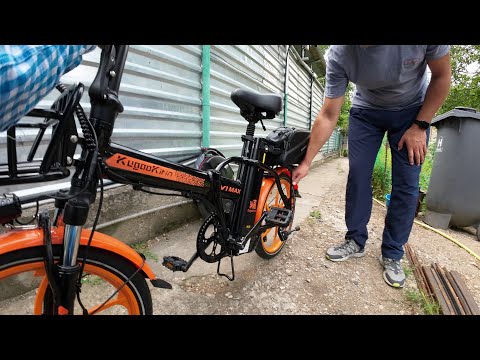 Видео: Электровелосипед Kugoo V1 Max. Первые впечатления и тест. 4K 30fps/