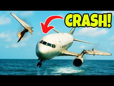Видео: Самолет ТЕРЯЕТ ОБА КРЫЛА и ПАДАЕТ В ОКЕАН?! | Разборка
