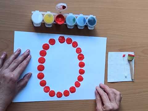 Видео: малювання ,, Намисто для бабусі" (молодша група)