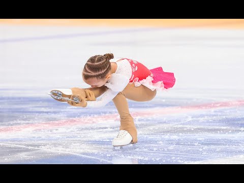 Видео: 1 место 3 юношеский Скоб Милана 6 лет. Фигурное катание. г.Красноярск 2021г.