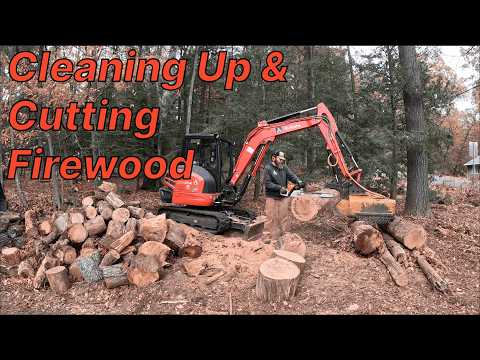 Видео: Мульчирование и уборка дров на жилой территории | Покадровая съёмка