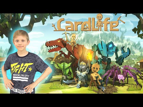 Видео: CardLife игра про выживание в жанре научного фэнтези в картонном мире! Даник Junior и Игры для ПК