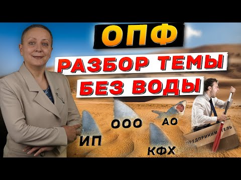 Видео: Организационно-правовые формы предпринимательской деятельности (ОПФ) | ЕГЭ ОБЩЕСТВОЗНАНИЕ