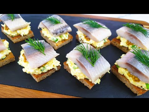 Видео: Закуска из селёдки! Вкуснее чёрной икры! Рецепт за 5 минут