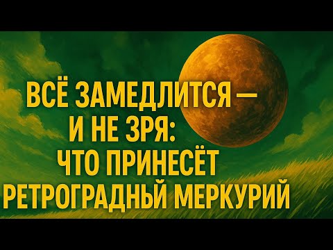Видео: Ретроградный Меркурий снова здесь — готов ли ты к испытанию Вселенной?