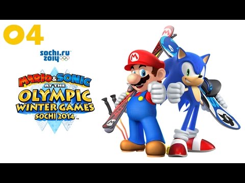 Видео: Mario & Sonic at the Sochi 2014 Olympic Winter Games - Типо Прохождение #04 (Wii U)