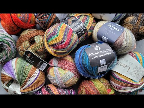 Видео: Новая носочная пряжа: Schoppel, Opal, Lana Grossa, Lang Yarns