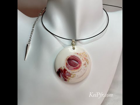 Видео: «Ретро на ролике» – валентинка-трость в стиле ретро, ​​выдавленная из полимерной глины, мокуме-гане