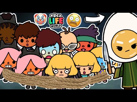 Видео: ПСИХ ПОХИТИЛ ДЕТЕЙ! ⚠🤡 Toca Boca Life World