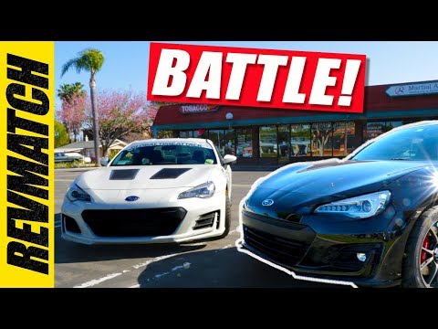 Видео: Перестрелка BRZ с турбонаддувом и наддувом