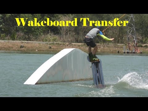 Видео: Wakeboard TRANSFER .Wakeboard tutorial. Трансфер на фанбокс.