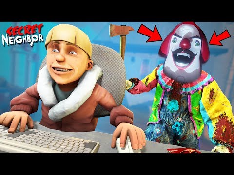 Видео: КЛОУН СОСЕД МАНЬЯК ВЕРНУЛСЯ! ОН ЗАПЕР НАС В СВОЕМ ДОМЕ! ТУТ НЕ ВЫХОДА! ВЫЖИВАНИЕ В SECRET NEIGHBOR