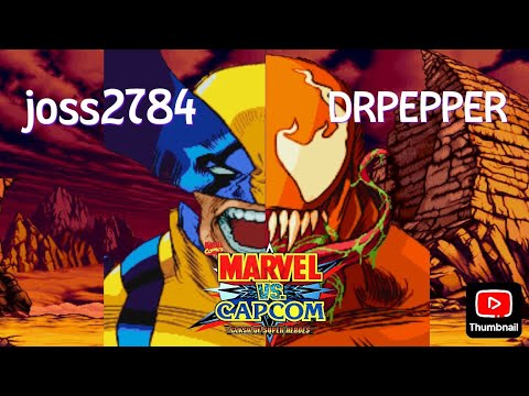 Видео: Marvel против Capcom joss2784 против DRPEPPER