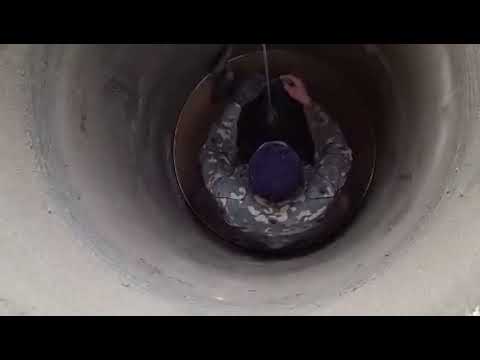 Видео: Ст.Лучинское. Выкопали колодец по нашему ГОСТу, проложили и проскабировали, каждый шов. podkapaev.ru