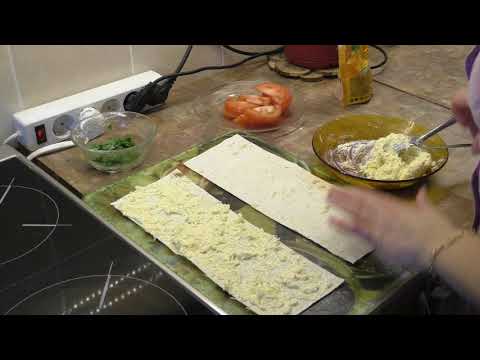 Видео: Лаваш с начинкой!!! Очень вкусный рецепт!!! Pita bread with filling!!!