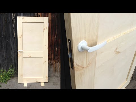Видео: ✅ Дверь с фанерной филенкой | Door with plywood infill | Tür mit sperrholzfüllung
