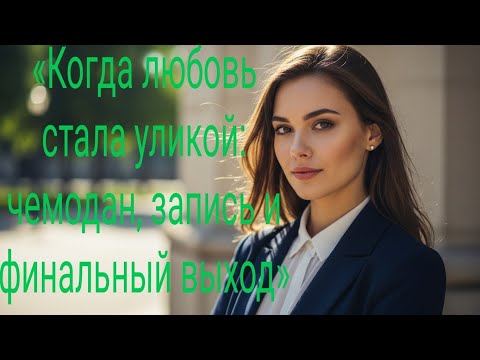 Видео: «Когда любовь стала уликой: чемодан, запись и финальный выход»