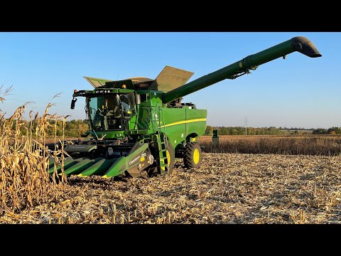 Видео: Рекордный урожай кукурузы уборка JOHN DEERE S 670i👍🏻 жаль что мало посеяли