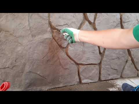 Видео: Камень пластушка с использованием штампа | Plastushka stone using a stamp