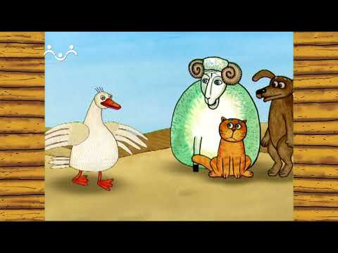 Видео: Анимационный фильм "Хуторок". Гадкий гусенок