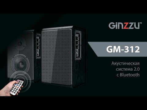 Видео: Обзор на акустическую систему 2.0 от GINZZU. Model: GM-312.