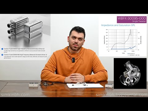 Видео: Арматурные динамики в наушниках 30095, 30019 Knowles TRN