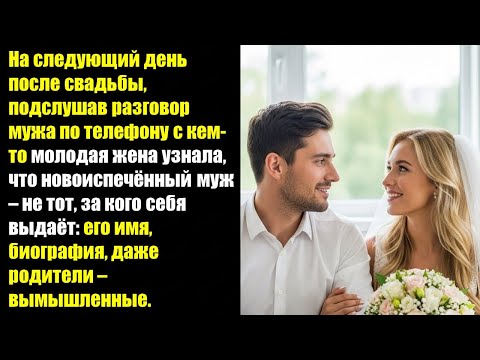 Видео: На следующий день после свадьбы, подслушав разговор мужа по телефону с кем то молодая жена узнала...