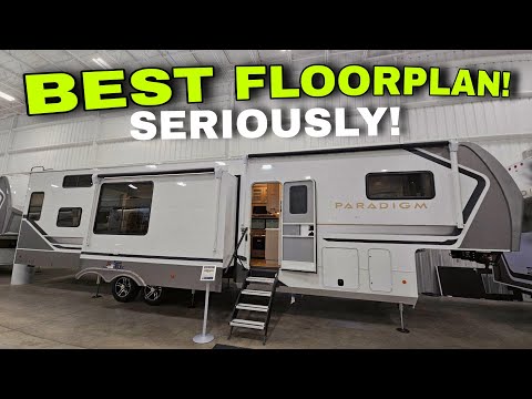 Видео: ЛУЧШИЙ план дома на колесах с пятым колесом, который я когда-либо видел! ALLIANCE Paradigm 395DS