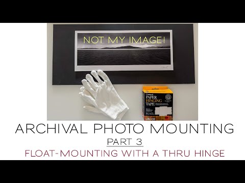 Видео: Монтаж архивных фотографий. Часть 3 | Монтаж художественного отпечатка на плавающую поверхность с...