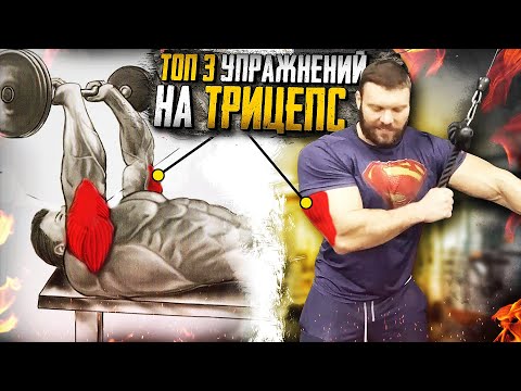 Видео: УНИЧТОЖЕНИЕ ТРИЦЕПСОВ-ТОП 3 УПРАЖНЕНИЯ НА ТРИЦЕПСЫ