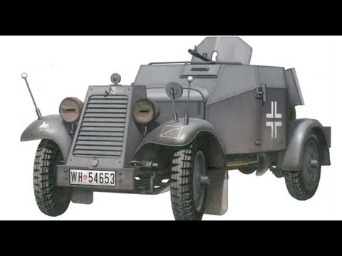 Видео: Немецкий бронеавтомобиль Sd Kfz.13