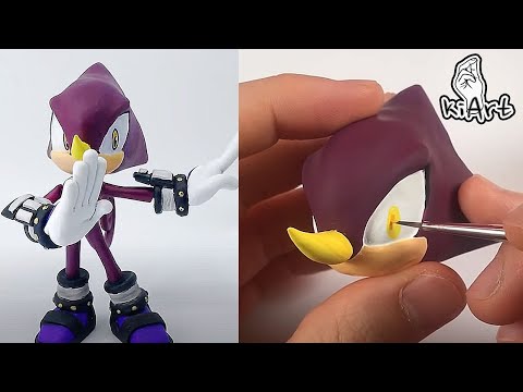 Видео: [Sonic the Hedgehog] Создайте Хамелеона Эспио с помощью глины [kiArt]