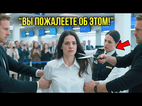 Видео: Сотрудники Аэропорта ПОСТРИГЛИ Простую Девушку Ради Шутки, Не Зная Что Она – ВЛАДЕЛИЦА АВИАКОМПАНИИ.