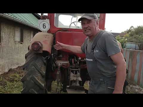 Видео: Продолжение. Советский трактор "Беларус МТЗ 50" у Андрея в Германии.