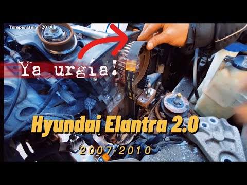 Видео: Замена ремня ГРМ на Hyundai Elantra 2.0 2007-2010