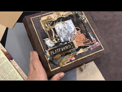 Видео: Скрапвлог✂️Альбом про Гарри Поттера