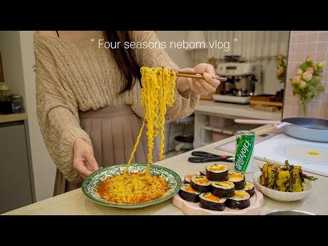 Видео: 👩‍🍳Рецепт корейской домашней кухни, приготовление вкусного кимбап и кимчи из огурцов, дом сестры