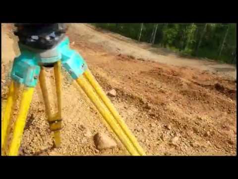 Видео: Обратная засечка + вынос в натуру + разбивка линии Sokkia CX - 105