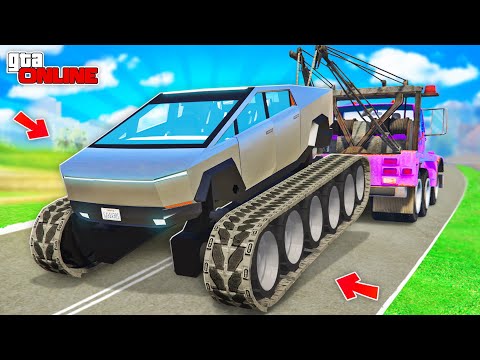 Видео: УГНАЛ КИБЕРТРАК НА ГУСЕНИЦАХ! БИТВА ЭВАКУАТОРОВ В ГТА 5 ОНЛАЙН | НАШЕЛ 3 ТАЧКИ