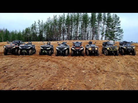 Видео: RUS_ATV Finland Segway Snarler600 CFmoto X10 X8 BRPOUTLANDER1000 BRPOUTLANDER570 - большая покатушка