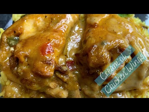 Видео: Куриные крылышки в сливочном соусе | SweetHeatCooks