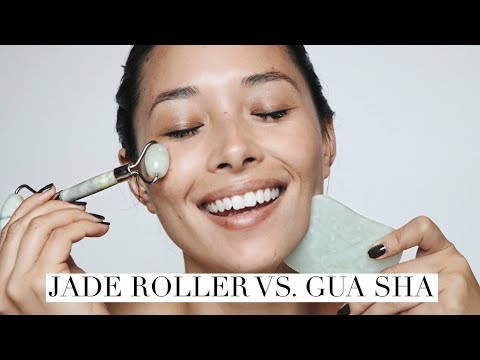 Видео: Нефритовый ролик против Гуаша | НИКАКИХ морщин, НИКАКИХ высыпаний! | aja dang