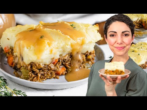 Видео: Пастуший пирог с чечевицей — богатое белком веганское основное блюдо