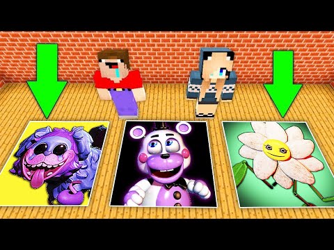 Видео: НУБ И ДЕВУШКА ПРО ПРОТИВ СТРАШНЫЕ ЯМЫ МОНСТРОВ В МАЙНКРАФТ! Мопс Гусеница, Дейзи и Хелпи Фнаф