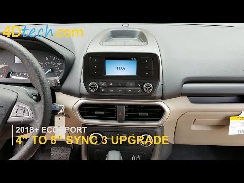 Видео: Обновление заводской системы SYNC 3 с 4" до 8" | Ford EcoSport 2018+