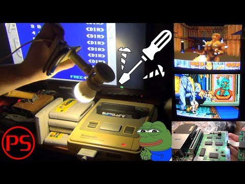 Видео: SNES снова в деле! =) (обзор, ремонт, SD картридж)