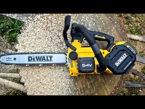 Видео: обзор  dewalt dcmcst635 unboxing top handle cainsaw