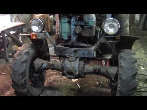 Видео: Печка на т-40. Не удачная затея..