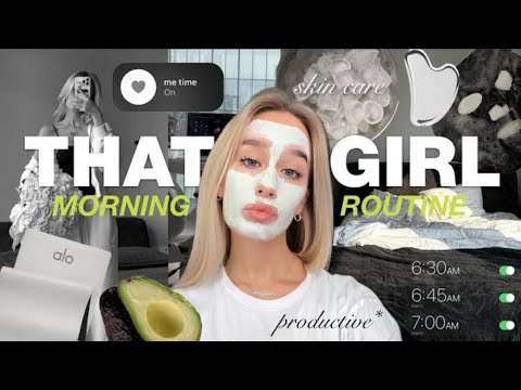 Видео: пробую рутину "THAT GIRL" | ранний подъем, уход за собой, полезные привычки💍